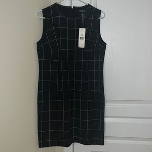 NWT black and white dress Lauren - Ralph Lauren